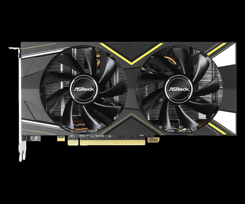 Card màn hình ASROCK 5600XT Challenger D 6GB OC (6GB GDDR6, 192-bit, HDMI+DP, 1x8-pin)