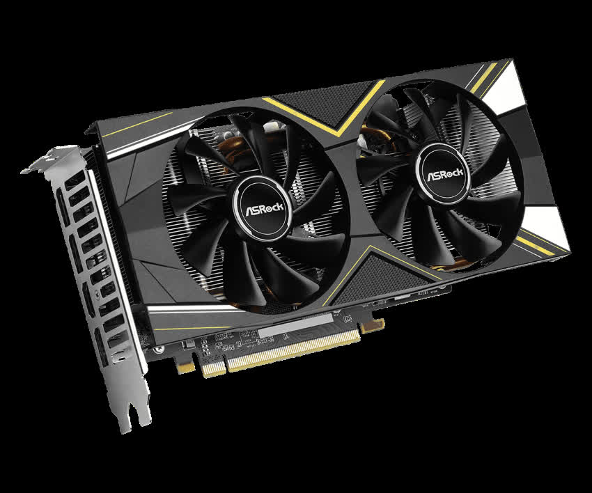 Card màn hình ASROCK 5600XT Challenger D 6GB OC (6GB GDDR6, 192-bit, HDMI+DP, 1x8-pin)