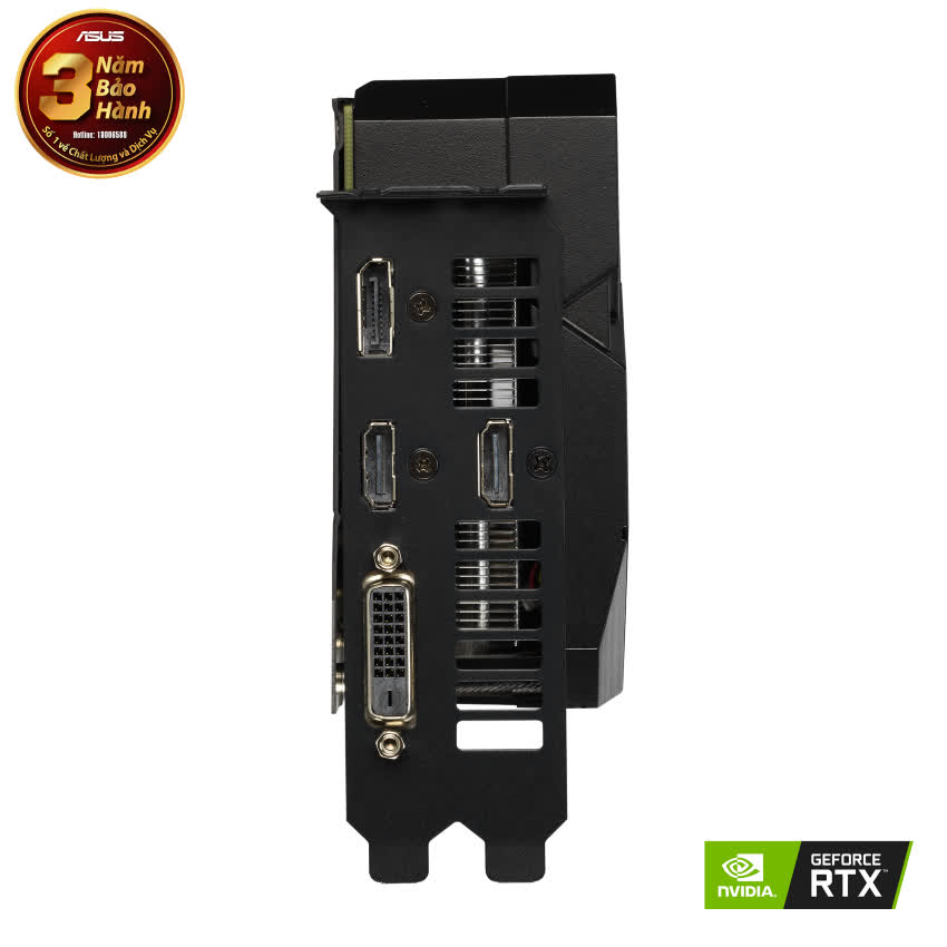 Card màn hình Asus DUAL RTX 2060-6G EVO (6GB GDDR6, 192-bit, DVI+HDMI+DP, 1x8-pin)