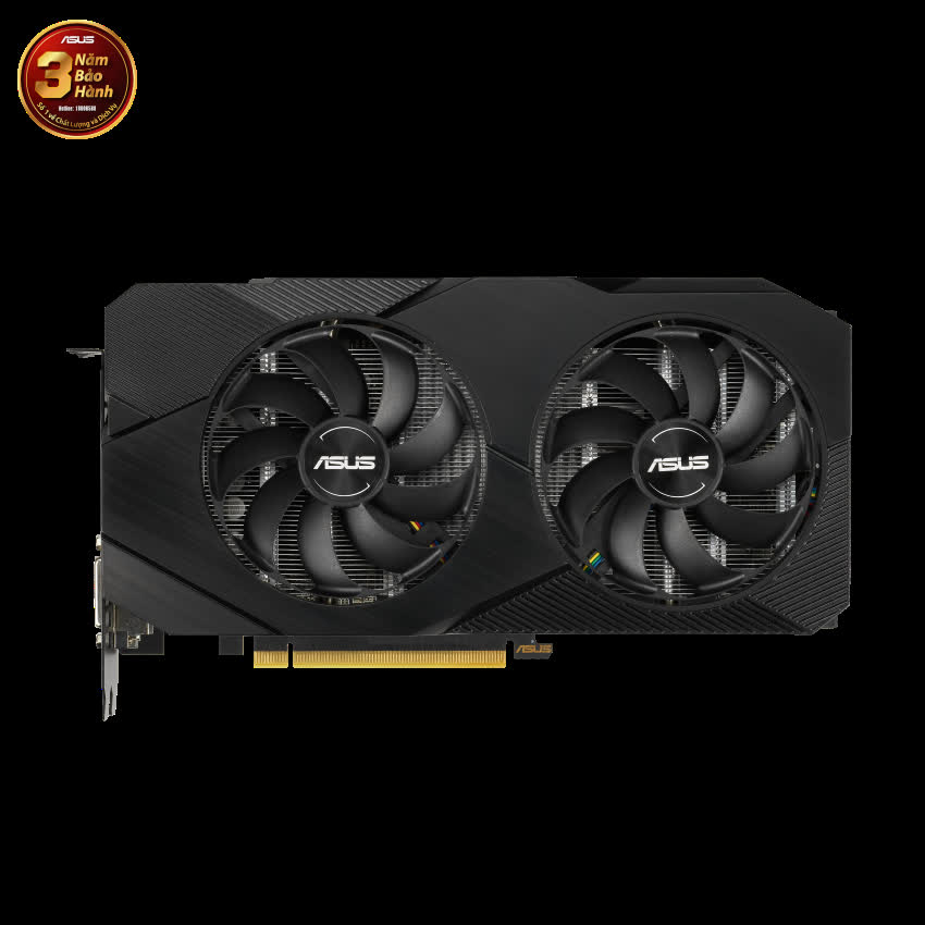 Card màn hình ASUS DUAL RTX 2060 Super-A8G EVO V2 (8GB GDDR6, 256-bit,HDMI+DP, 1x8-pin)