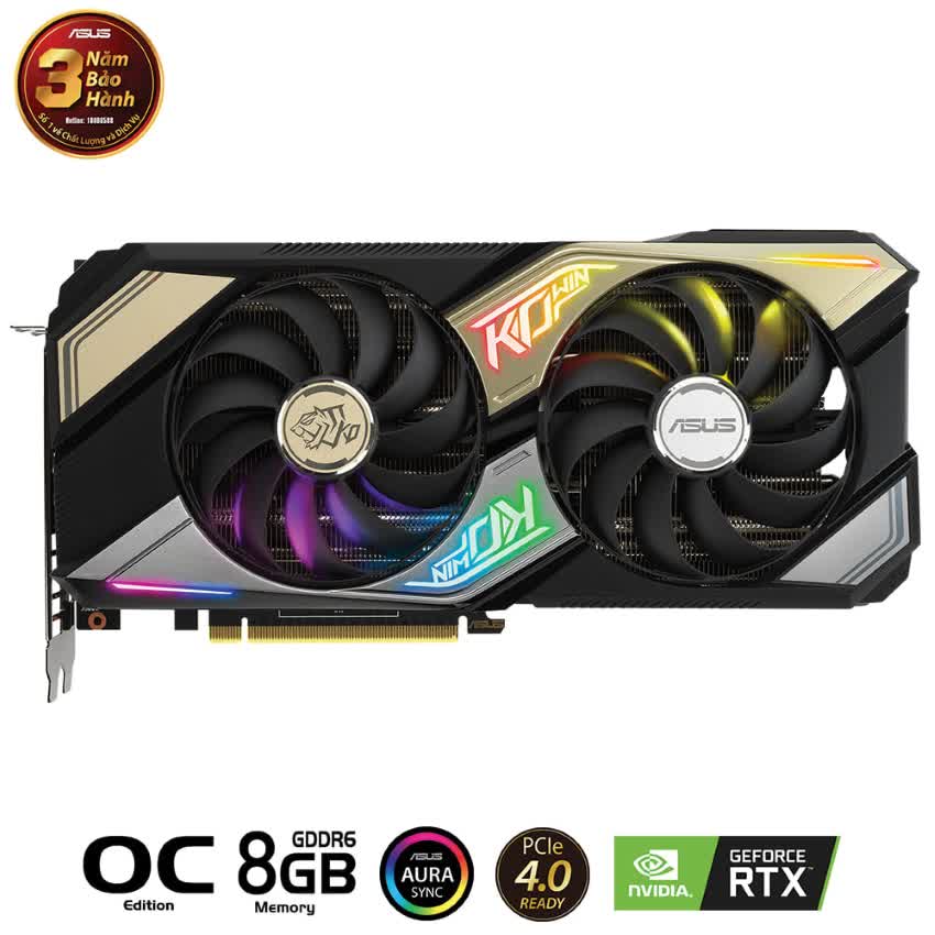 Card màn hình Asus KO-RTX3070-O8G GAMING (Limited) 