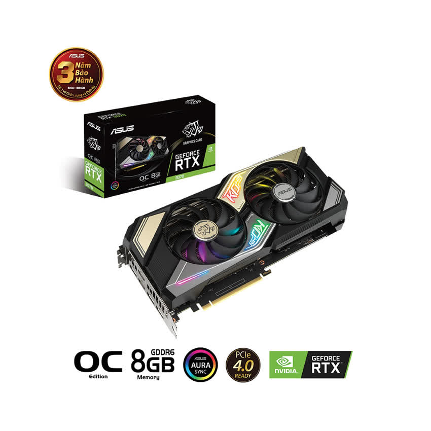 Card màn hình Asus KO-RTX3070-O8G GAMING (Limited) 