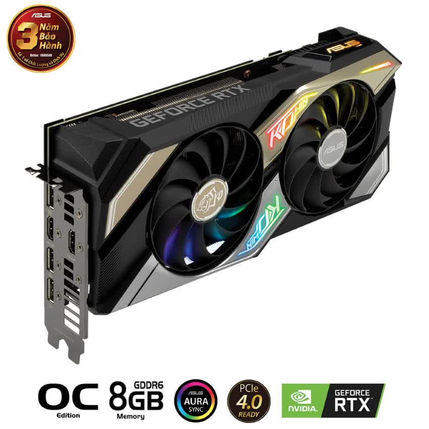 Card màn hình Asus KO-RTX3070-O8G GAMING (Limited) 
