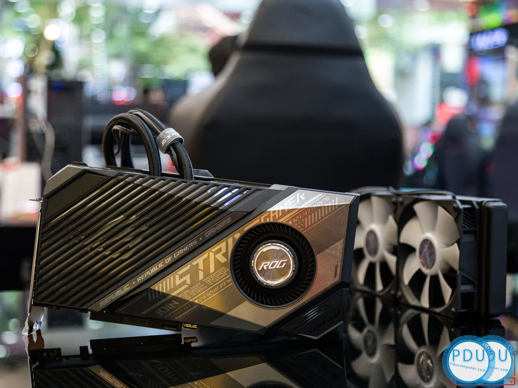 Card màn hình ASUS ROG STRIX-LC-RX 6800 XT-O16G-GAMING (16GB GDDR6, 256-bit, HDMI, 2x8-pin)