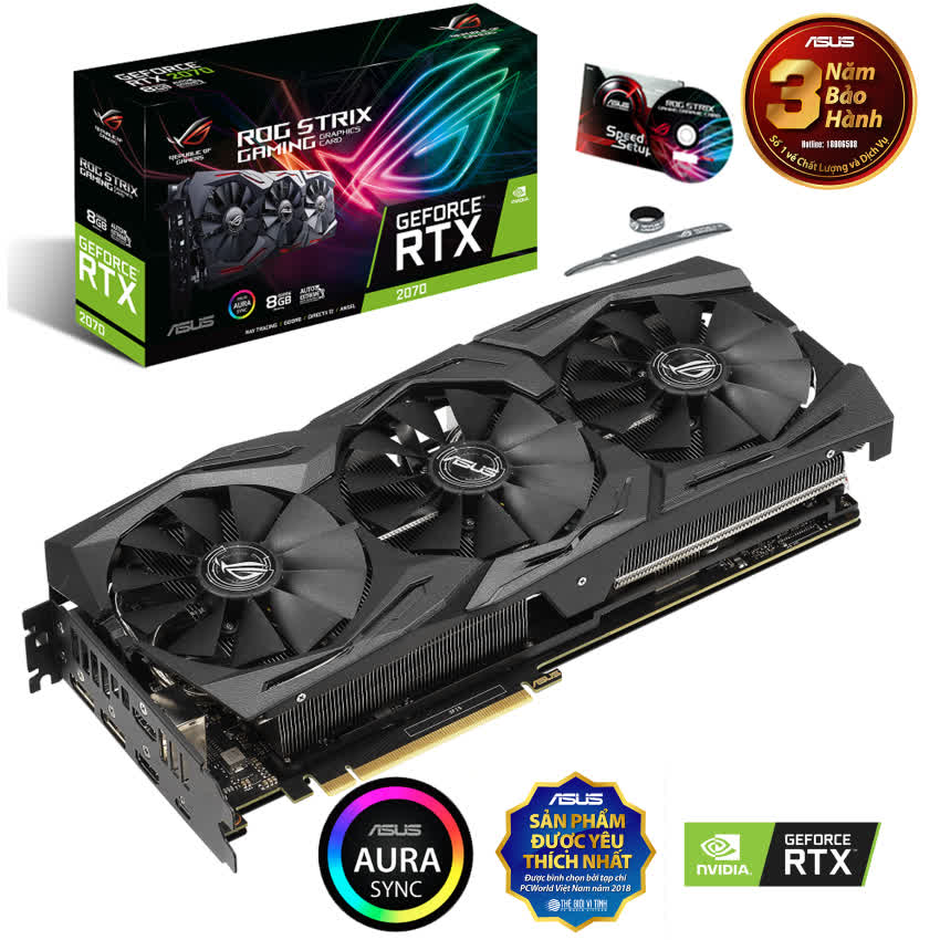 Card màn hình ASUS ROG STRIX RTX 2070-8G GAMING