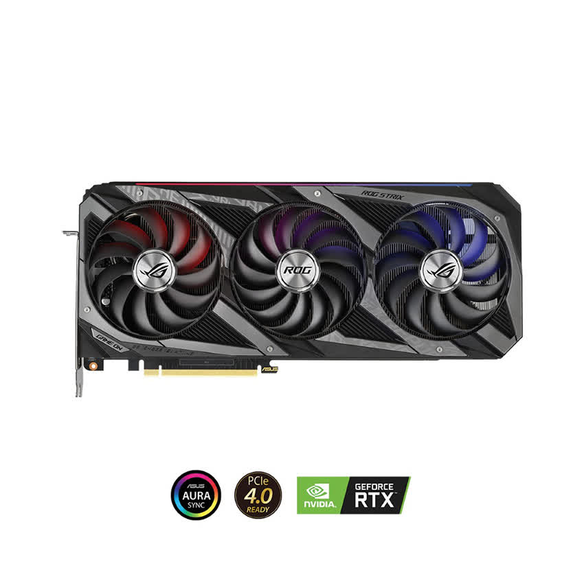 Card màn hình Asus ROG-STRIX-RTX3070-8G-GAMING (8GB GDD6, 256-bit, HDMI +DP, 2x8-pin)