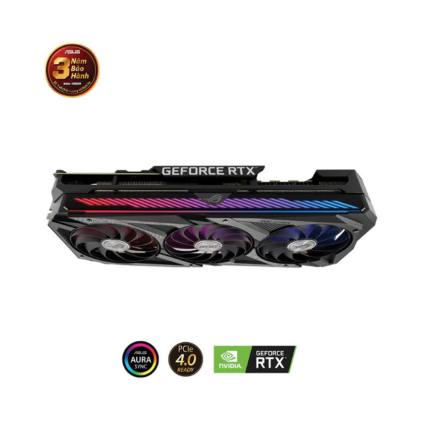Card màn hình Asus ROG STRIX RTX3080-010G-GAMING (10GB GDDR6X, 320-bit, HDMI +DP, 3x8-pin)