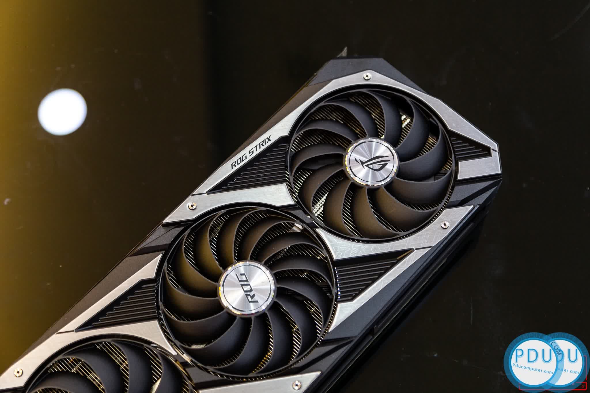 Card màn hình Asus ROG-STRIX-RTX3090-24G-GAMING (24GB GDD6X, 384-bit, HDMI +DP, 3x8-pin)