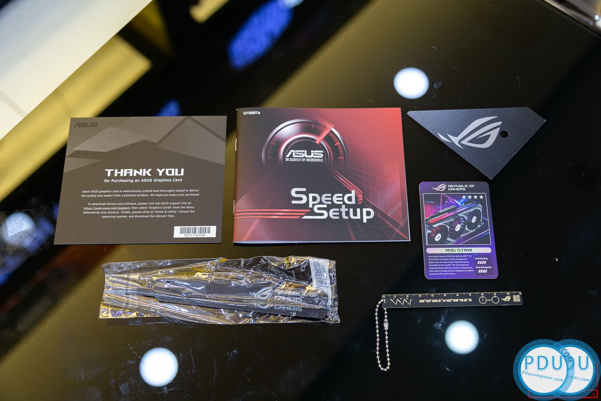 Card màn hình Asus ROG-STRIX-RTX3090-24G-GAMING (24GB GDD6X, 384-bit, HDMI +DP, 3x8-pin)