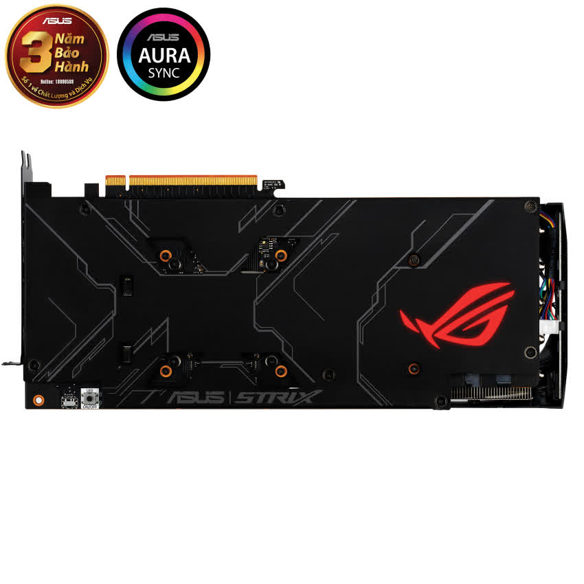 Card màn hình ASUS ROG STRIX RX 5600 XT-O6G GAMING (6GB GDDR6, 192-bit,HDMI+DP, 1x6-pin + 1x8-pin)