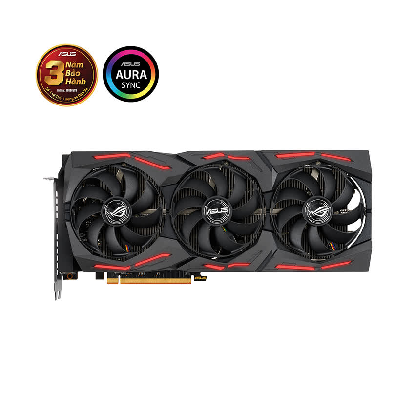Card màn hình Asus ROG STRIX RX 5600 XT - T6G GAMING (6GB GDDR6, 192-bit, HDMI+DP, 1x8-pin)
