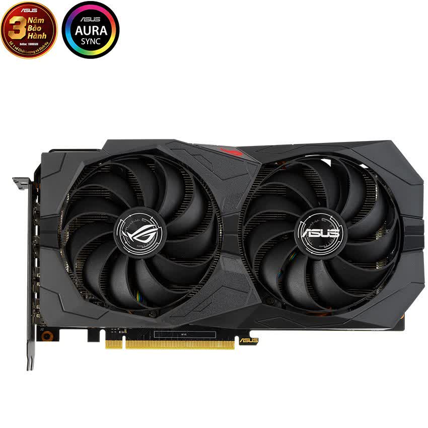 Card màn hình ASUS ROG TRIX GTX 1650 Super-4G GAMING (4GB GDDR6, 128-bit, HDMI+DP, 1x6-pin)