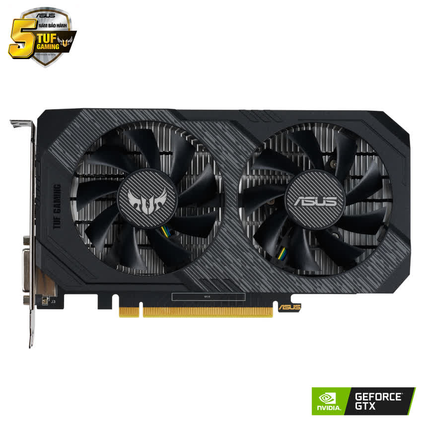 Card màn hình Asus TUF GTX 1650-4G GAMING GDDR6 (4GB GDDR6, 128-bit, DVI+HDMI+DP)