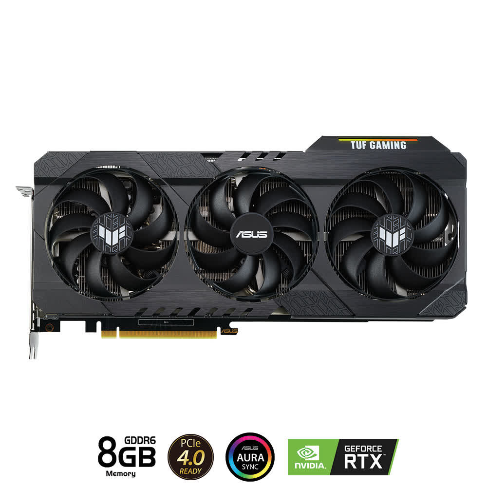 Card màn hình Asus TUF RTX 3060 Ti-O8G-GAMING