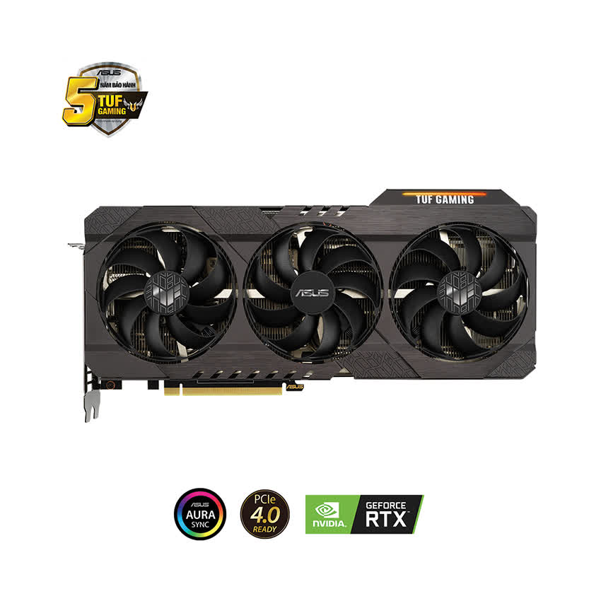 Card màn hình Asus TUF-RTX3070-8G-GAMING (8GB GDD6, 256-bit, HDMI +DP, 2x8-pin)