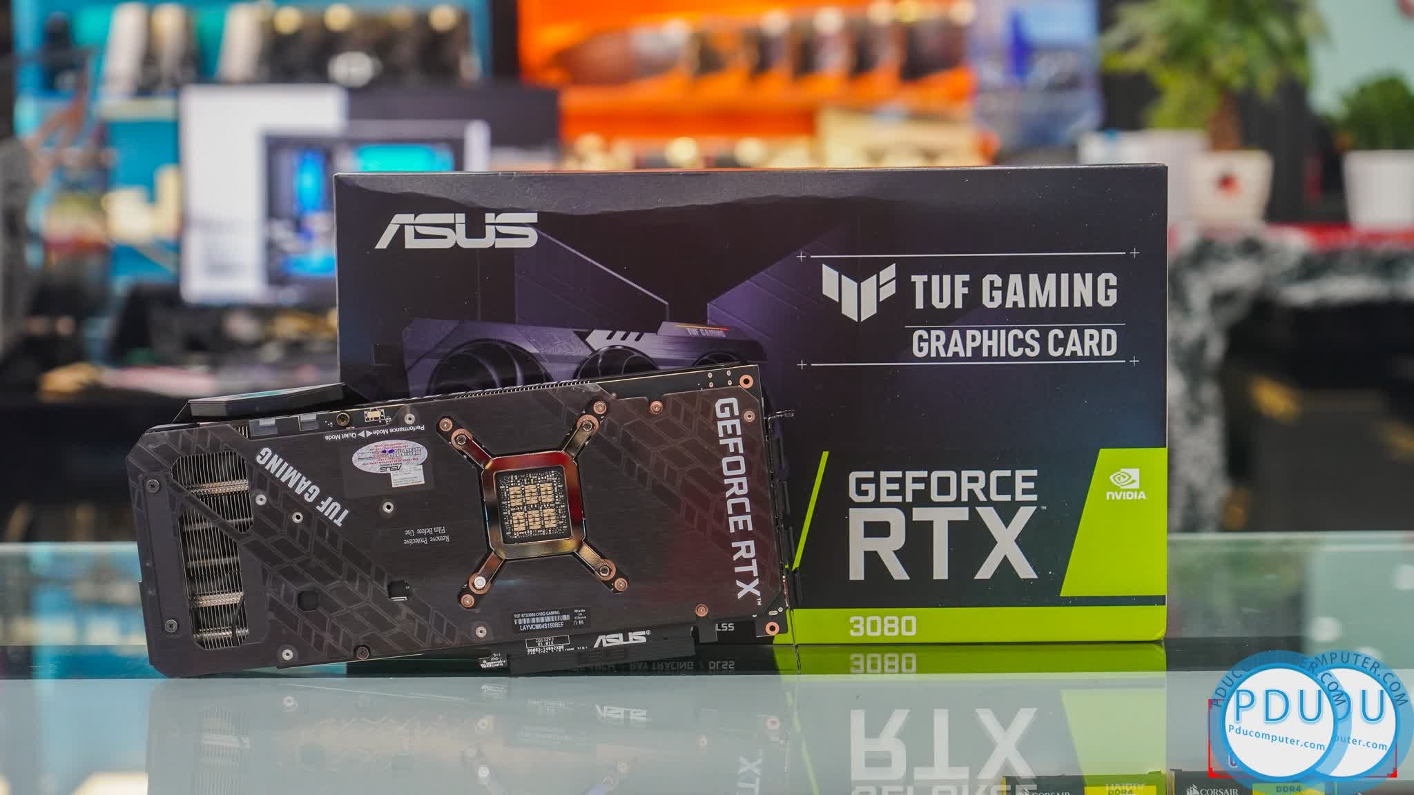 Card màn hình Asus TUF-RTX3080-10G-GAMING (10GB GDDR6X, 320-bit, HDMI +DP, 2x8-pin)
