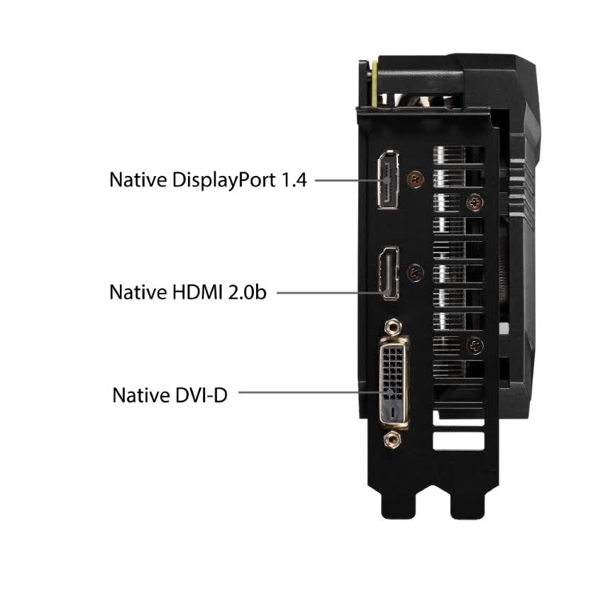 Card màn hình Asus TUF3 GTX 1660 - 6G GAMING (6GB GDDR5, 192-bit, HDMI+DP, 1x8-pin)