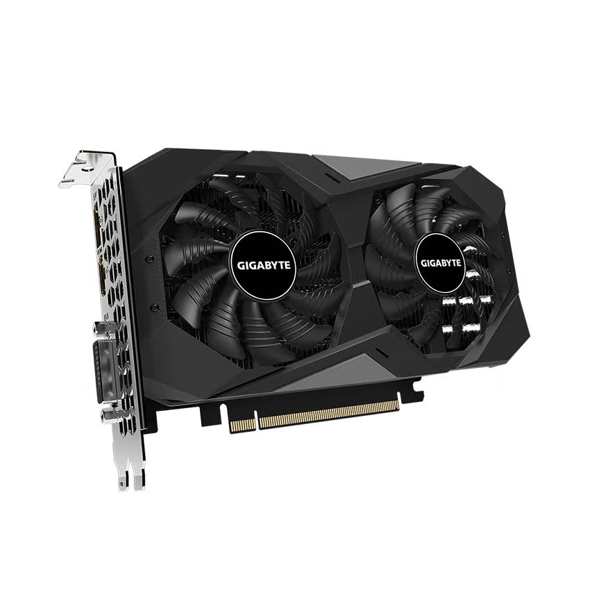 Card màn hình Gigabyte GTX 1650 D6 WINDFORCE 4GB (4GB GDDR6, 192-bit, DVI+HDMI+DP, 1x8-pin)