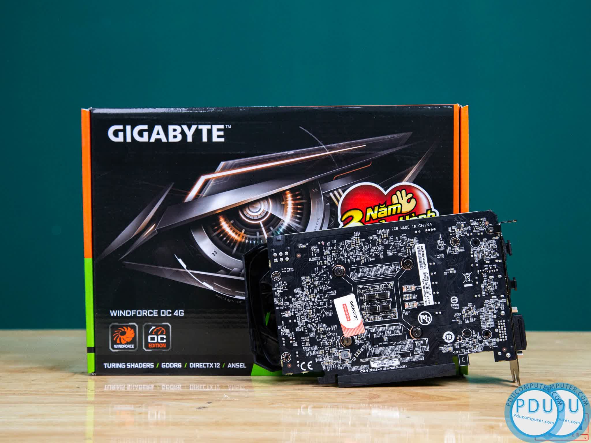 Card màn hình Gigabyte GTX 1650 D6 WINDFORCE OC 4GB
