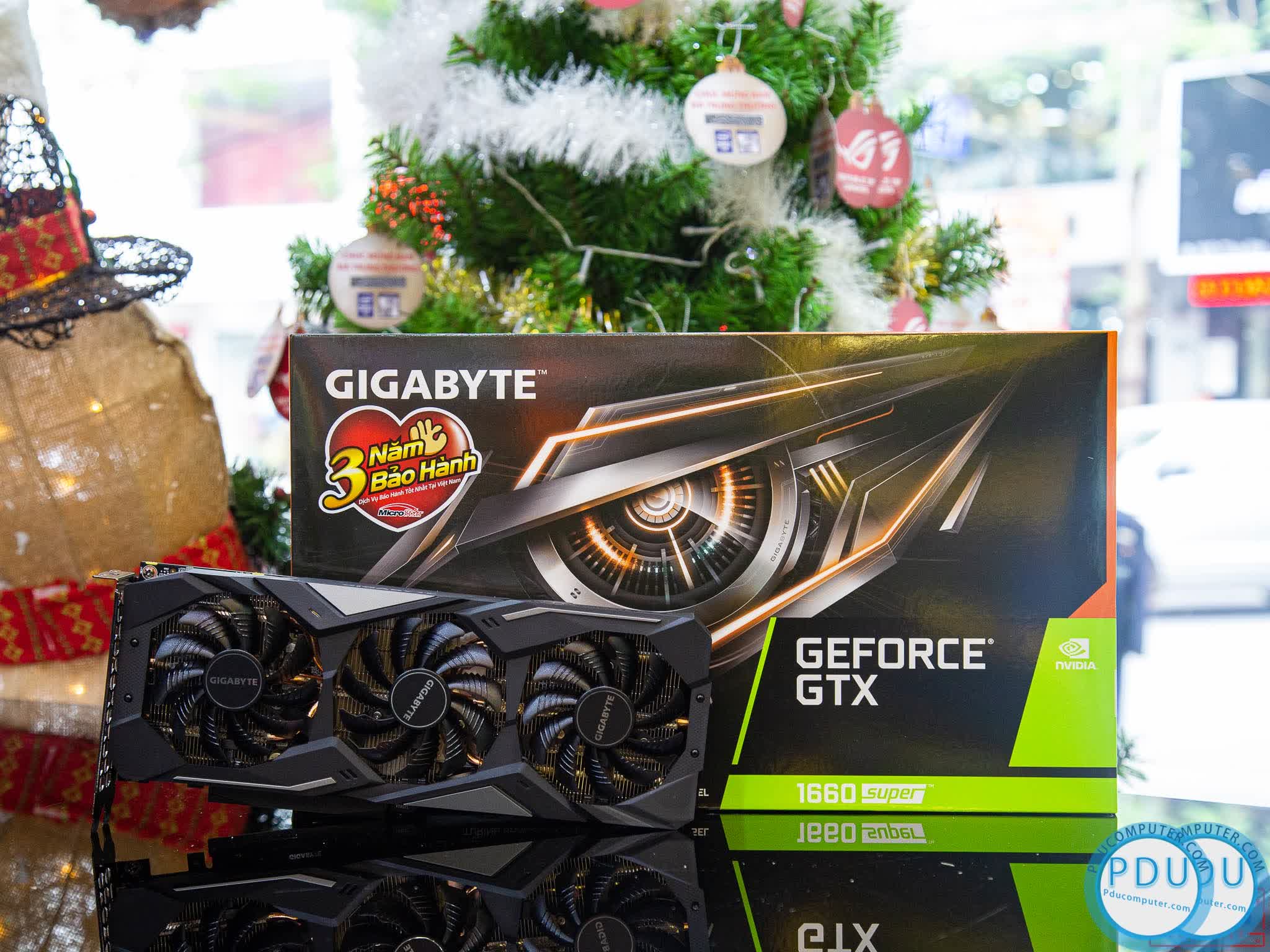 Card màn hình GIGABYTE GTX 1660 Super GAMING OC-6G (6GB GDDR6, 192-bit, DVI+HDMI, 1x8-pin)