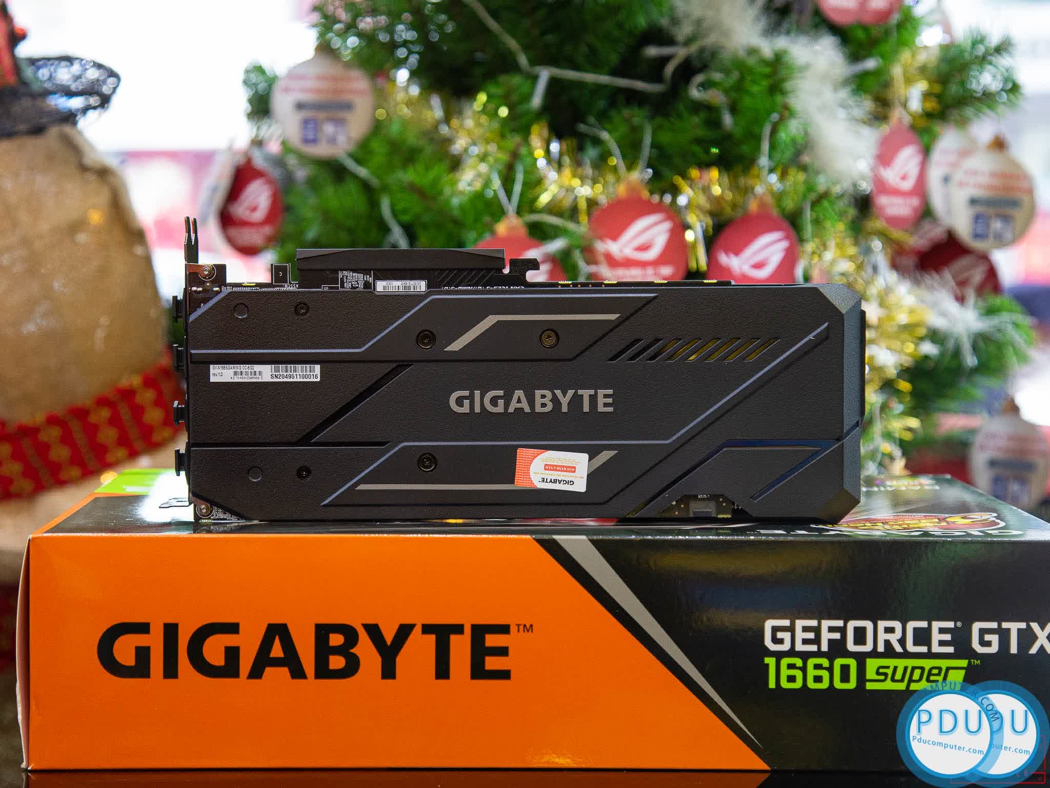 Card màn hình GIGABYTE GTX 1660 Super GAMING OC-6G (6GB GDDR6, 192-bit, DVI+HDMI, 1x8-pin)