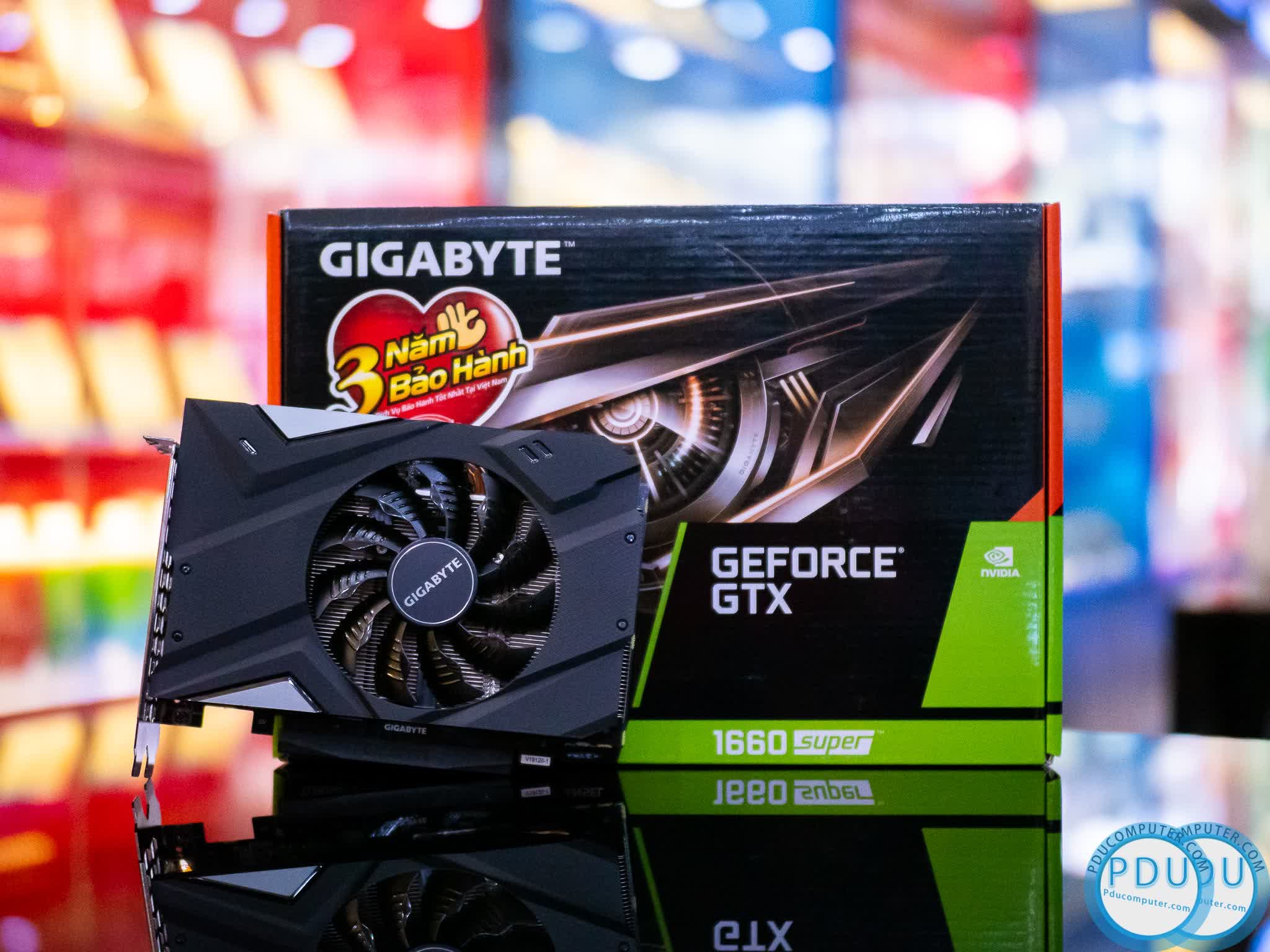 Card màn hình Gigabyte GTX 1660 Super Mini ITX-6GD (6GB GDDR6, 192-bit, HDMI+DP, 1x8-pin)