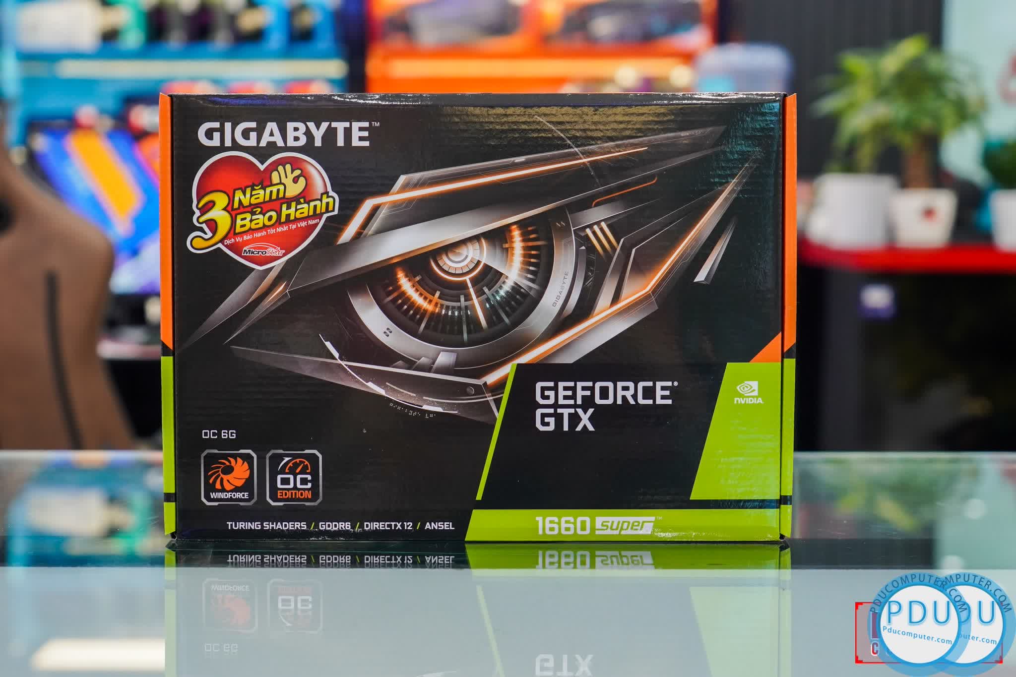 Card màn hình GIGABYTE GTX 1660 Super OC-6G (6GB GDDR6, 192-bit, HDMI+DP, 1x8-pin)