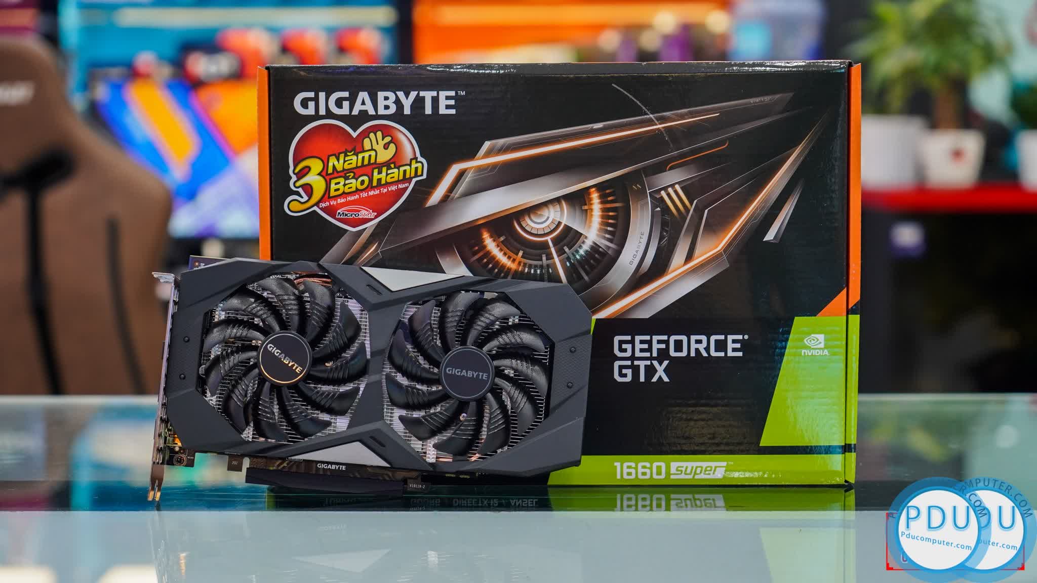 Card màn hình GIGABYTE GTX 1660 Super OC-6G (6GB GDDR6, 192-bit, HDMI+DP, 1x8-pin)