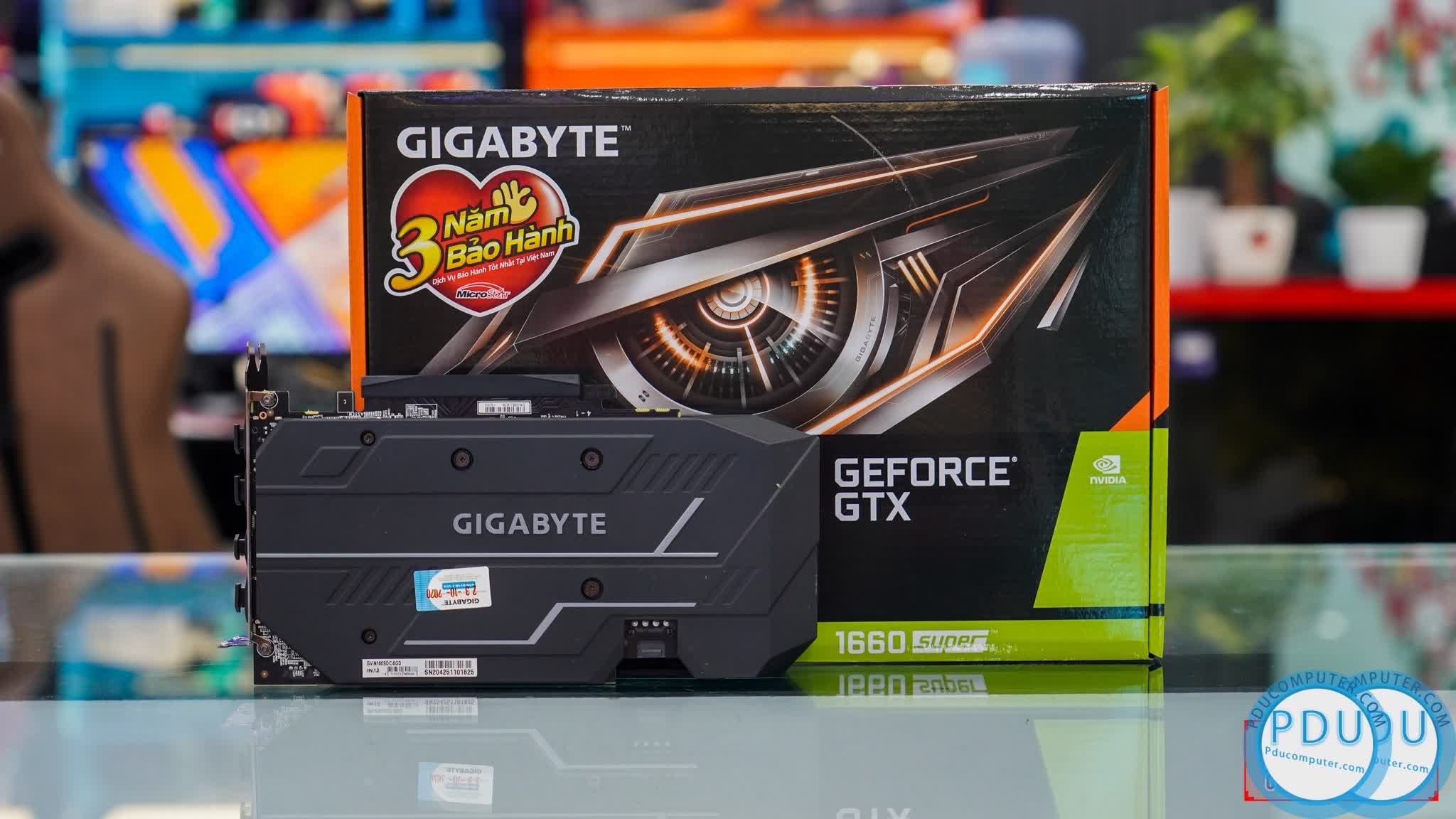 Card màn hình GIGABYTE GTX 1660 Super OC-6G (6GB GDDR6, 192-bit, HDMI+DP, 1x8-pin)