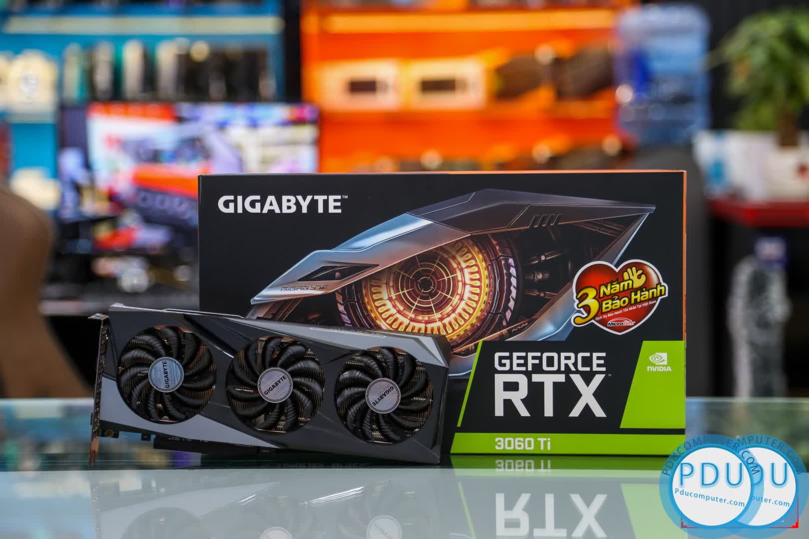 Card màn hình Gigabyte RTX 3060 Ti GAMING OC (8GB GDD6, 256-bit, HDMI +DP, 1x8-pin, 1x6-pin)