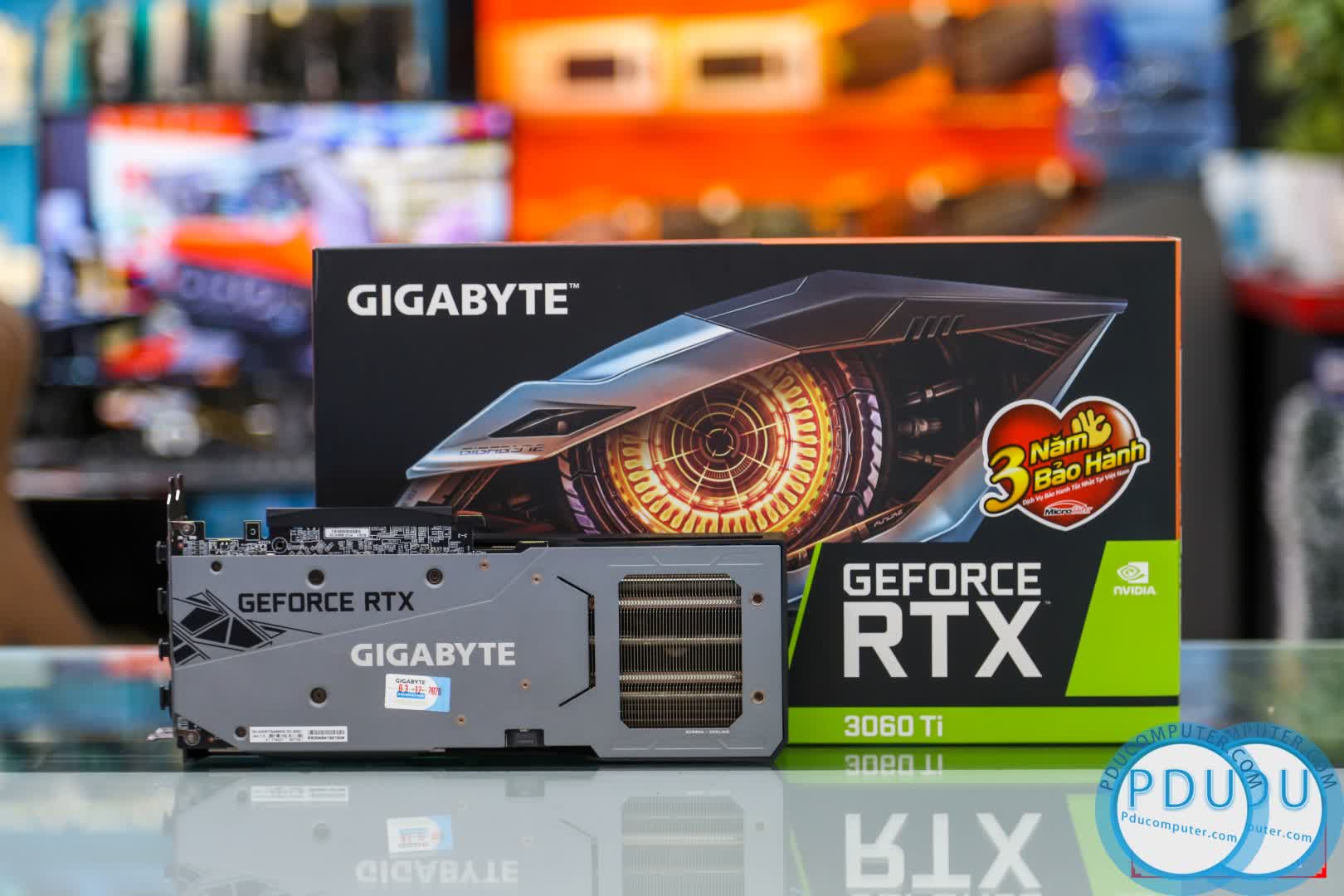 Card màn hình Gigabyte RTX 3060 Ti GAMING OC (8GB GDD6, 256-bit, HDMI +DP, 1x8-pin, 1x6-pin)