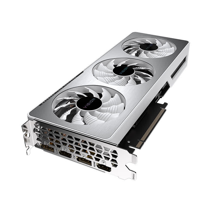Card màn hình Gigabyte RTX 3060 Ti VISION OC-8GD (8GB GDD6, 256-bit, HDMI +DP, 1x8-pin+1x6-pin)