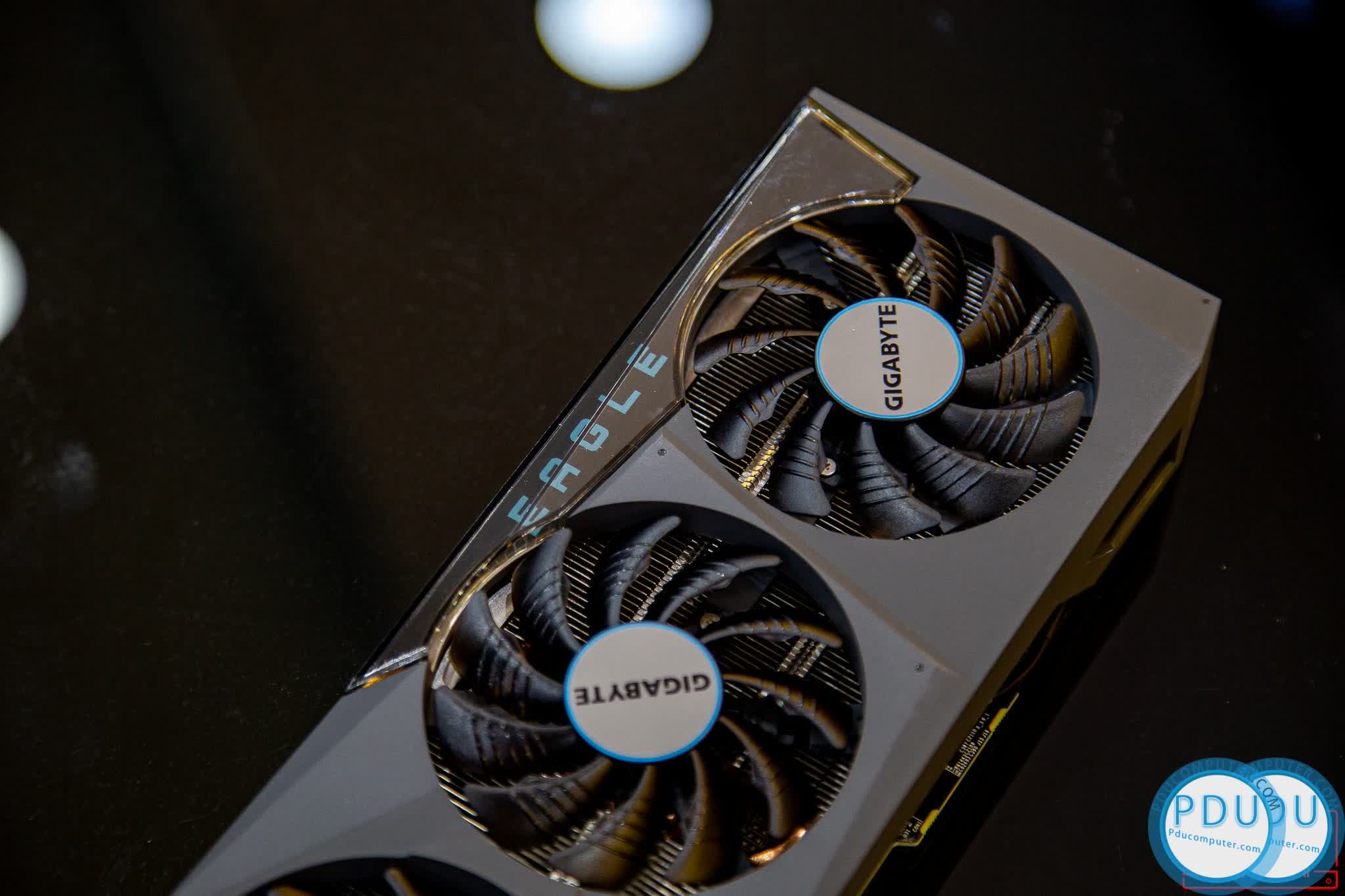 Card màn hình Gigabyte RTX 3070 EAGLE OC - 8GD (8GB GDD6, 256-bit, HDMI +DP, 1x8-pin+6x1-pin)