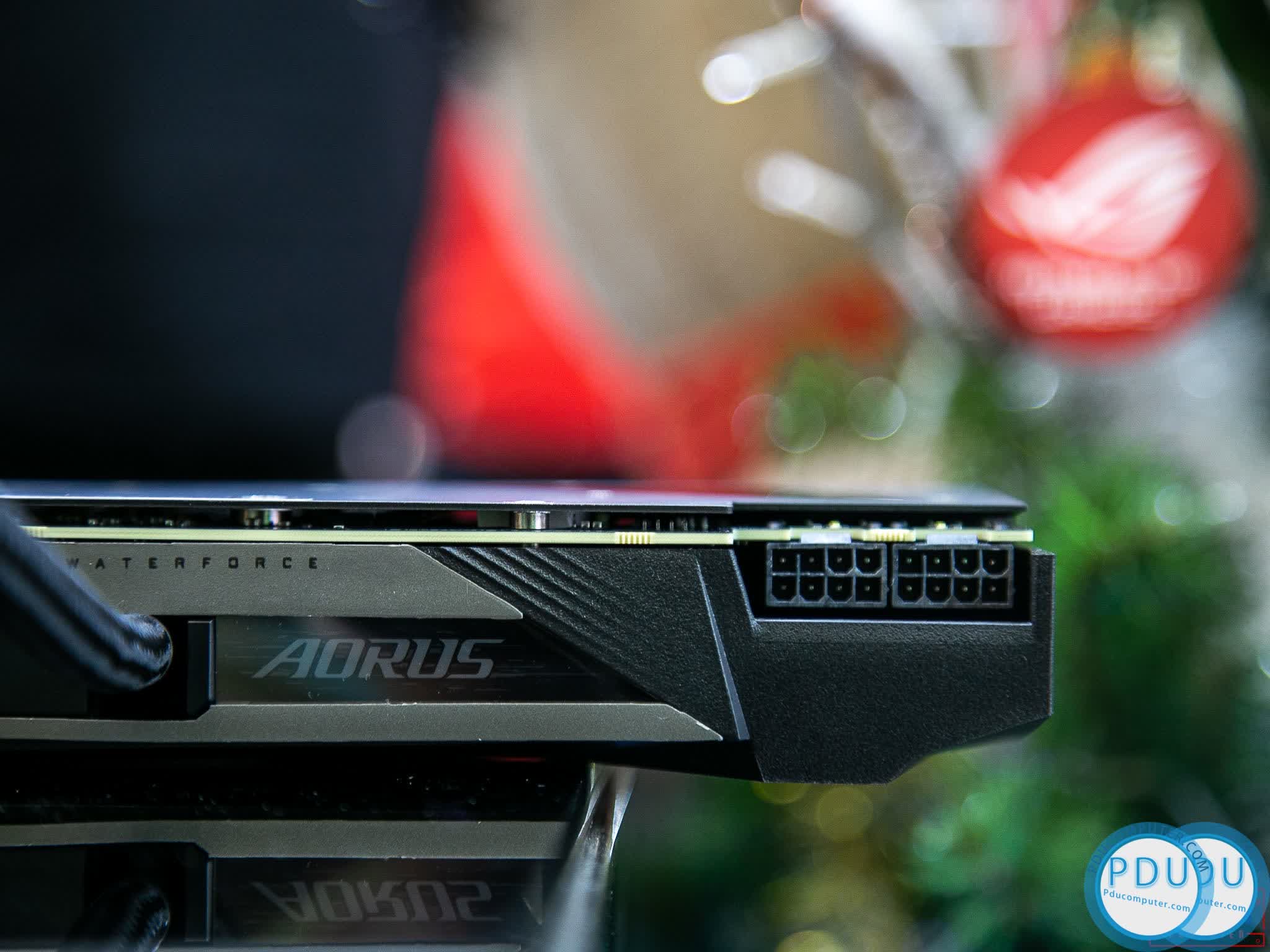 Card màn hình Gigabyte RTX 3080 AORUS XTREME WATERFORCE - 10GD (10GB GDDR6X, 320-bit, HDMI+DP, 2x8-pin)