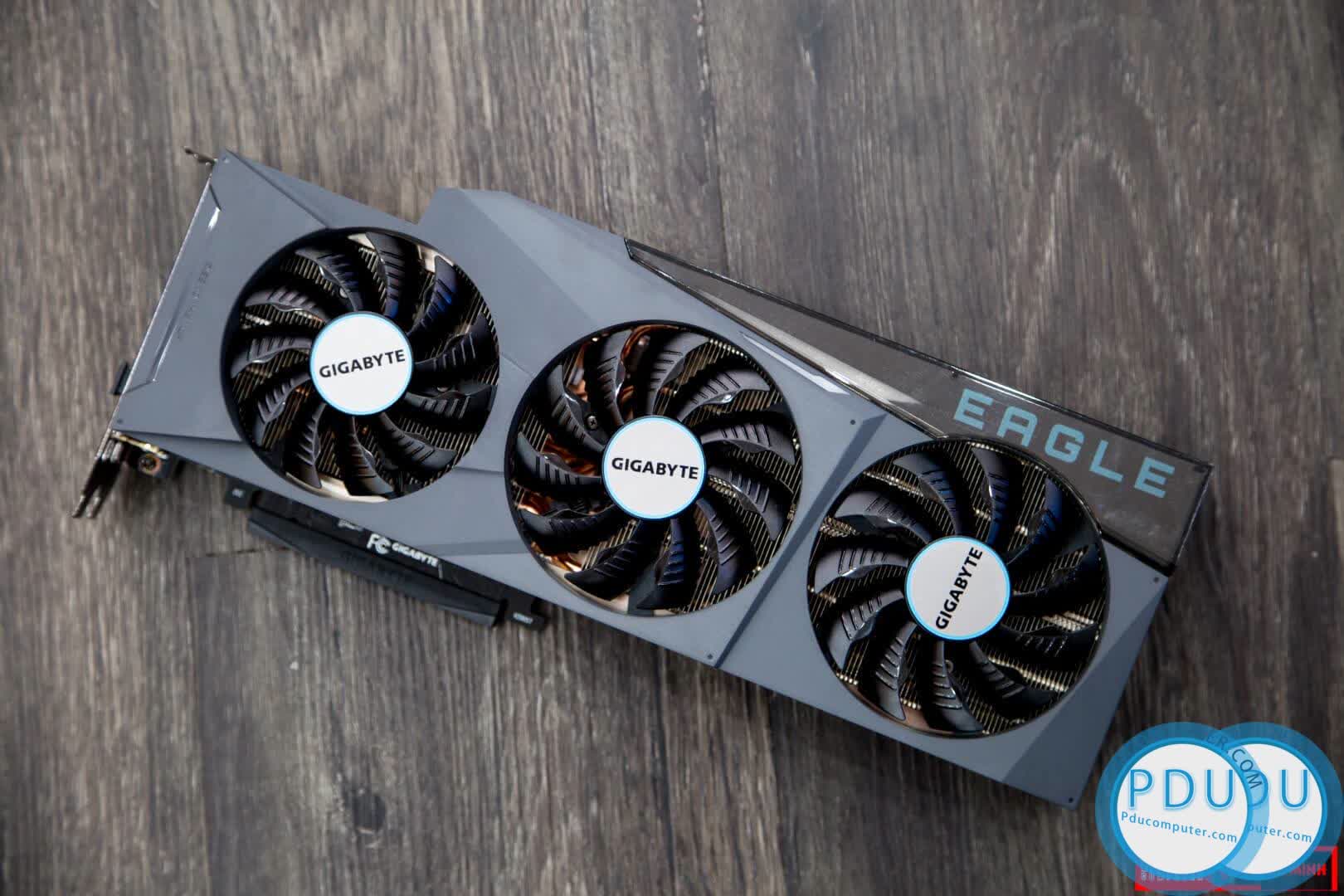 Card màn hình Gigabyte RTX 3080 EAGLE-10GD (10GB GDDR6X, 320-bit, HDMI+DP, 2x8-pin)