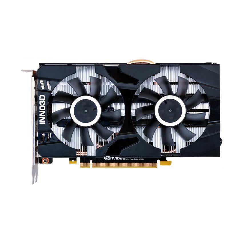 Card màn hình INNO3D GeForce GTX 1660 TWIN X2 (6GB GDDR6, 192-bit, HDMI+DP, 1x8-pin)