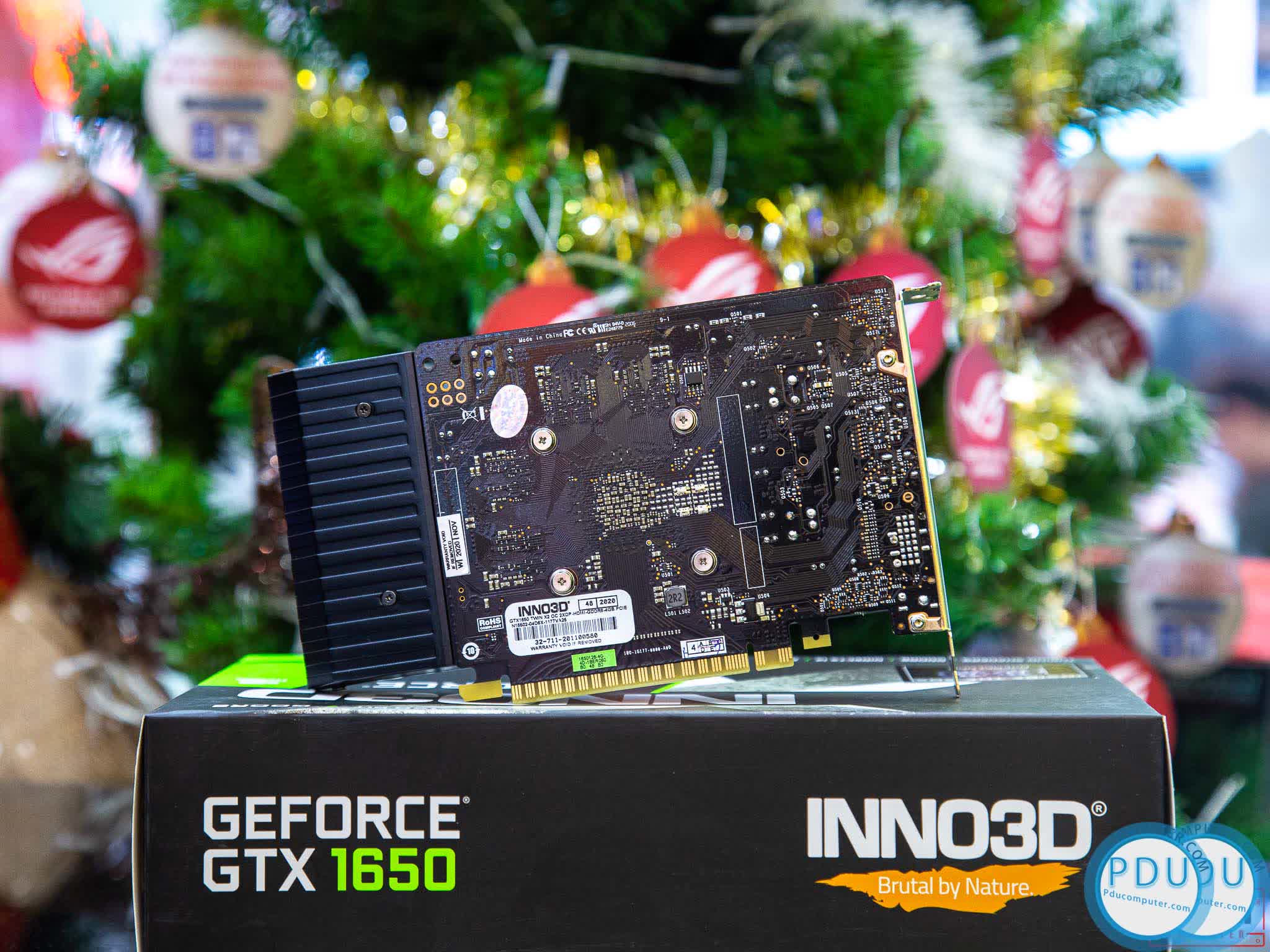 Card màn hình Inno3D GTX 1650 TWIN X2 OC 4GB GDDR6 (N16502-04D6X-1177VA25)