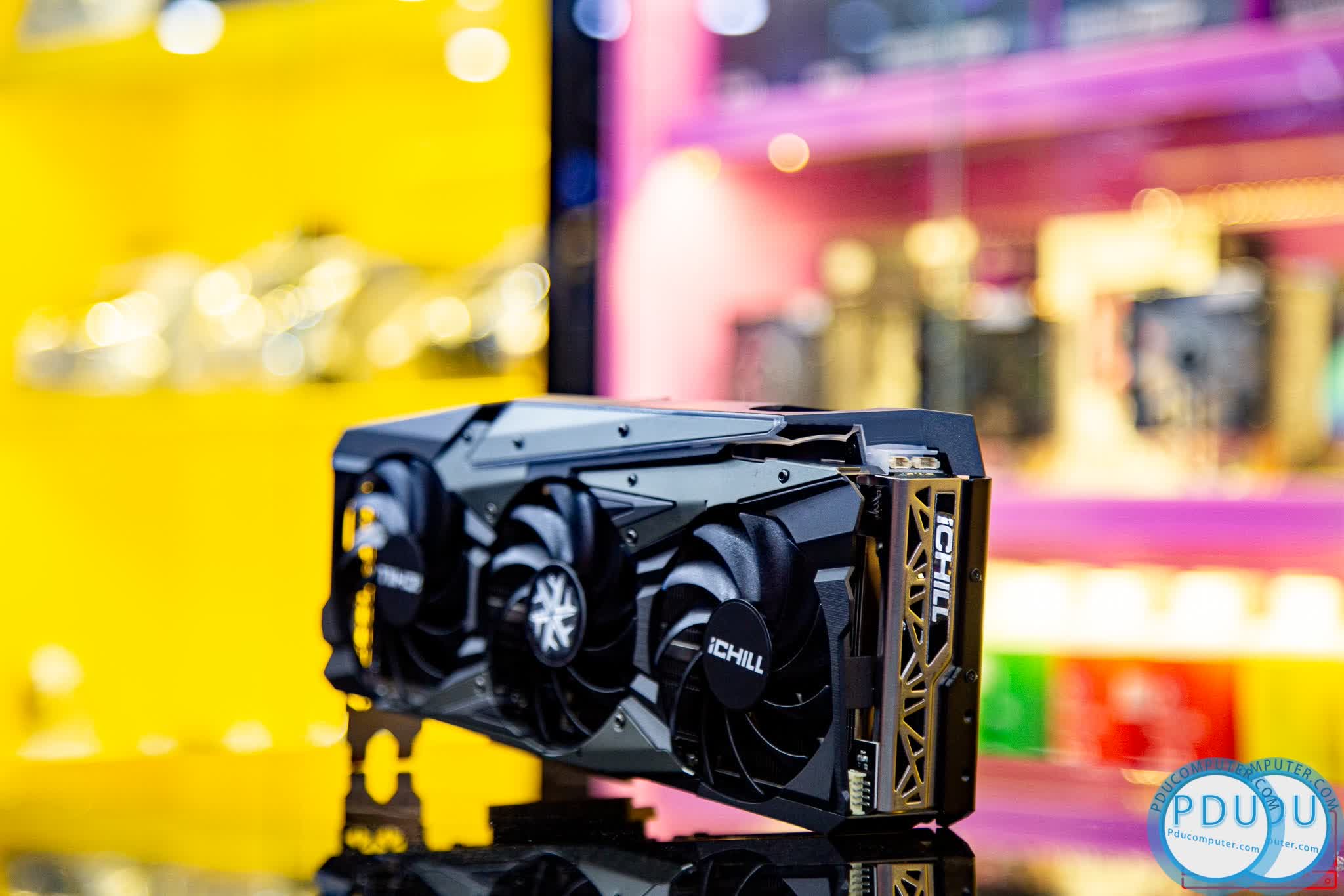 Card màn hình Inno3D RTX 3070 ICHILL X4 (8GB GDDR6, 256-bit, HDMI+DP, 2x8-pin)