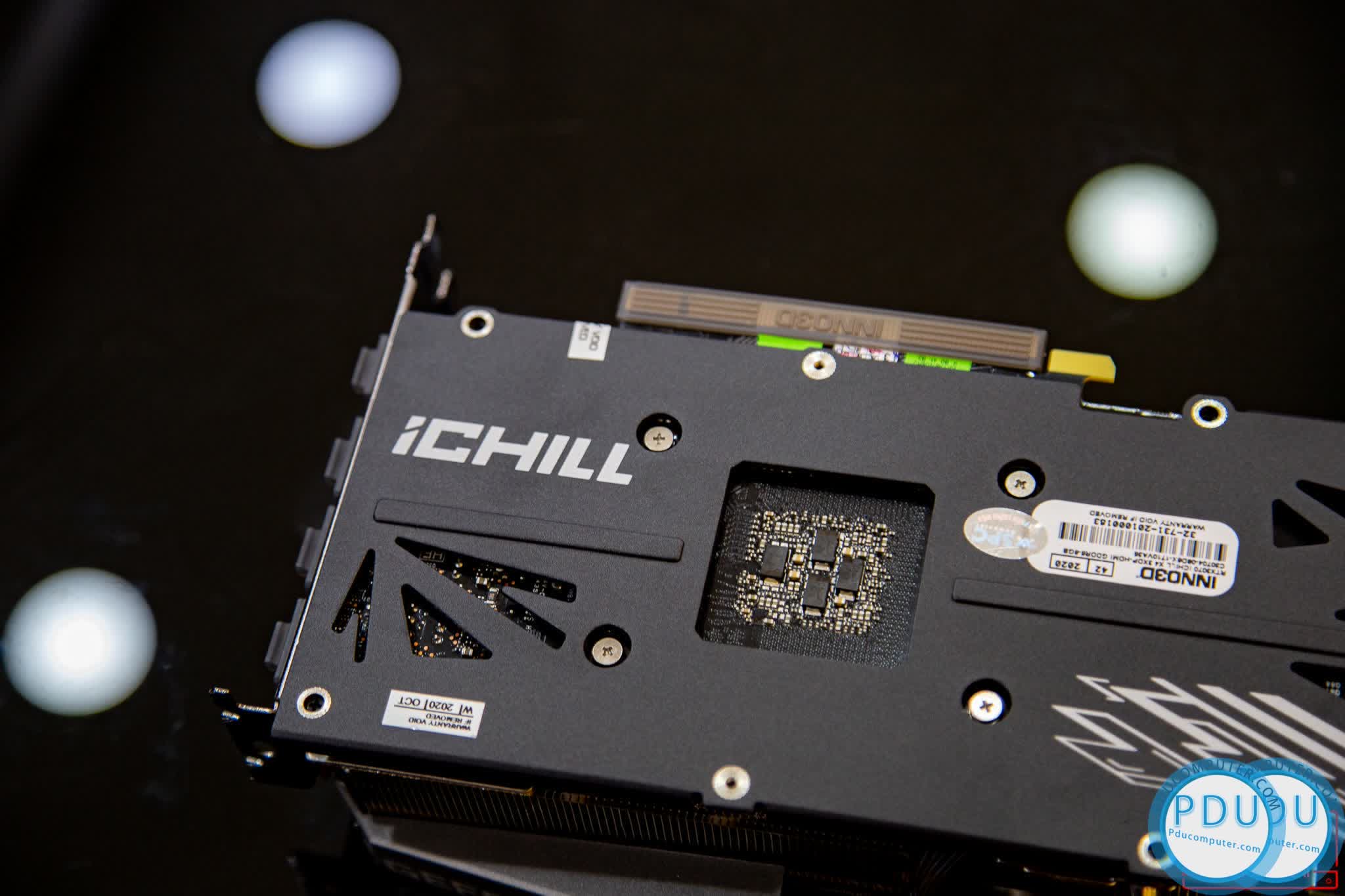 Card màn hình Inno3D RTX 3070 ICHILL X4 (8GB GDDR6, 256-bit, HDMI+DP, 2x8-pin)