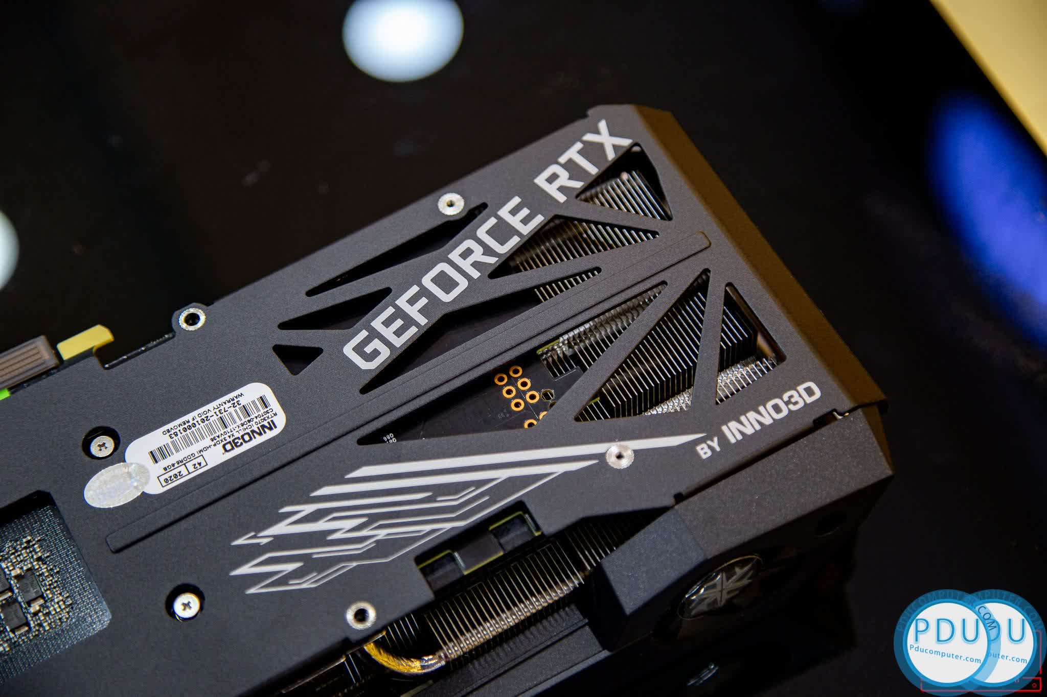 Card màn hình Inno3D RTX 3070 ICHILL X4 (8GB GDDR6, 256-bit, HDMI+DP, 2x8-pin)