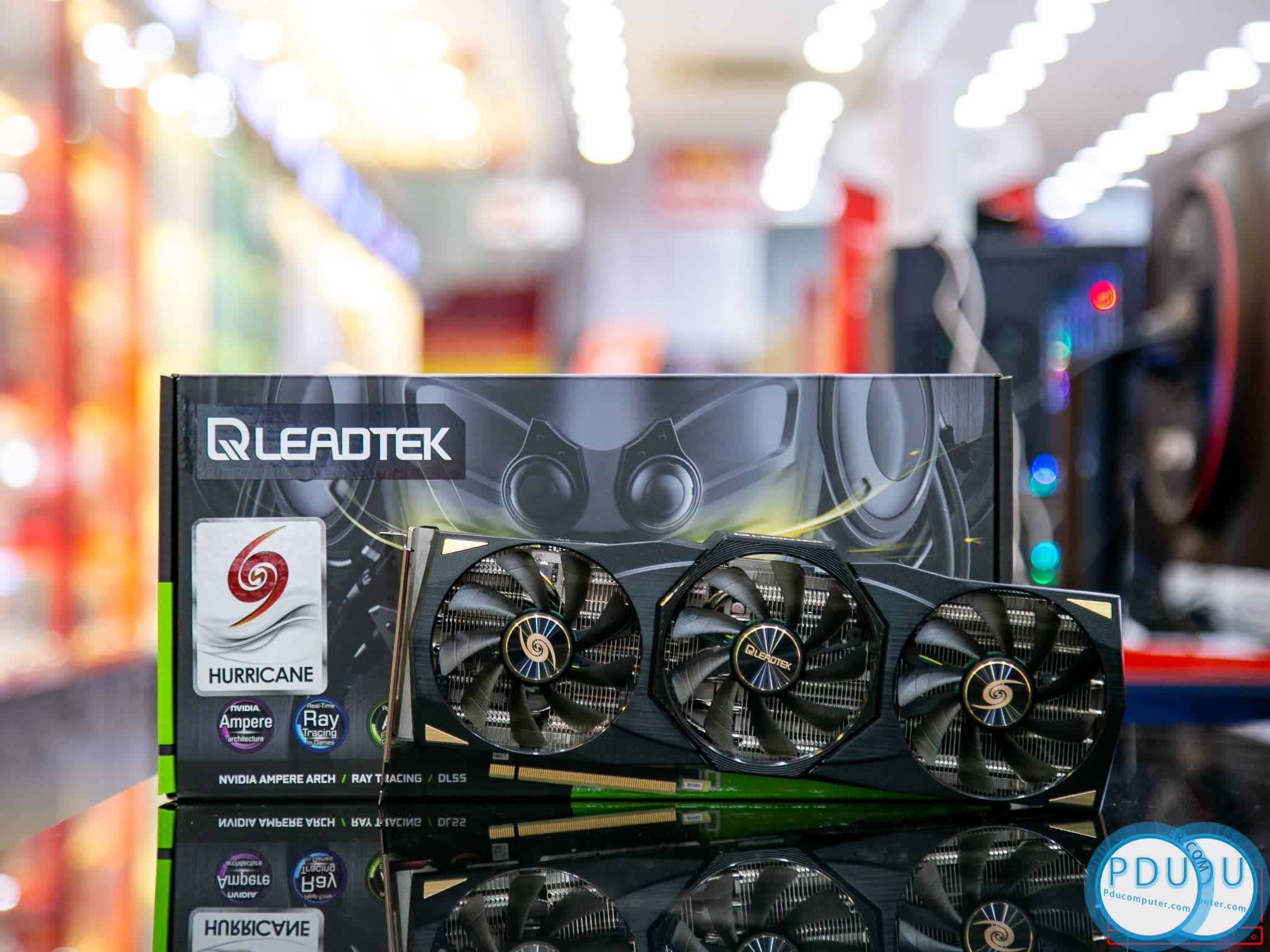 Card màn hình LEADTEK WINFAST RTX 3090 24GB Hurricane (24GB GDDR6X, 384-bit, HDMI+DP, 2x8-pin)