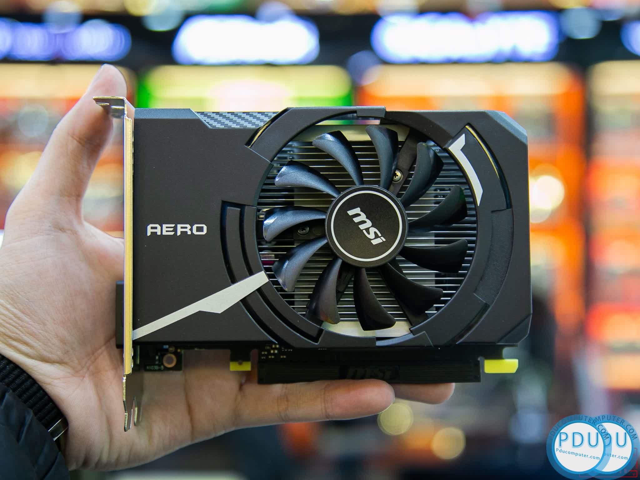 Card màn hình MSI GT 1030 AERO ITX OC (2GB GDDR5, 64-bit, DVI+HDMI)