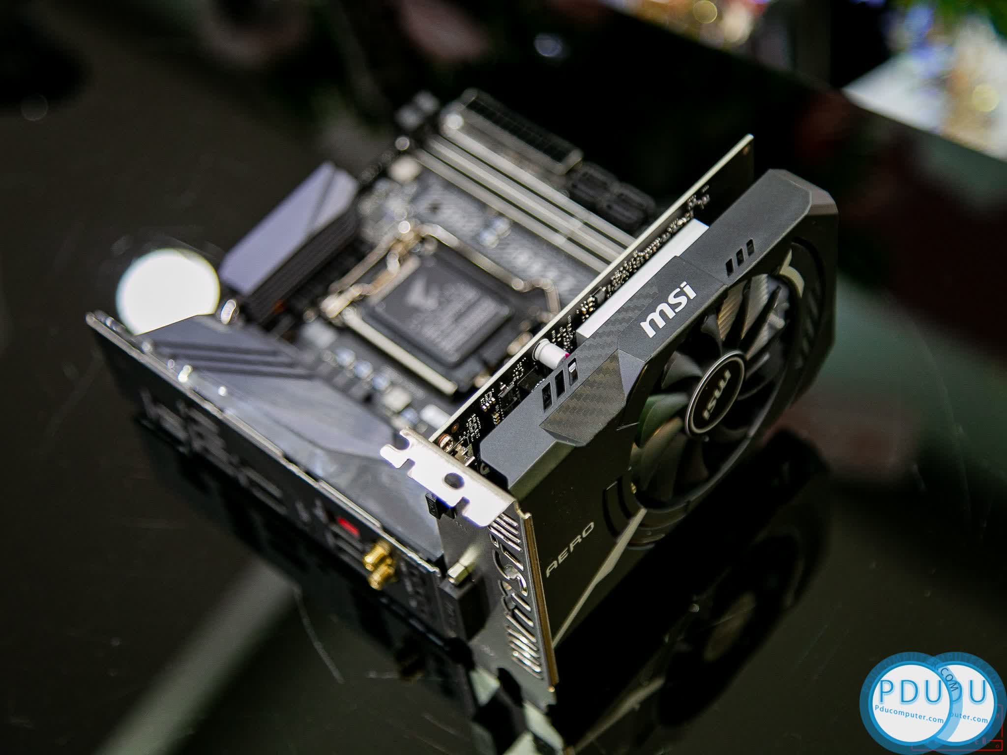 Card màn hình MSI GT 1030 AERO ITX OC (2GB GDDR5, 64-bit, DVI+HDMI)