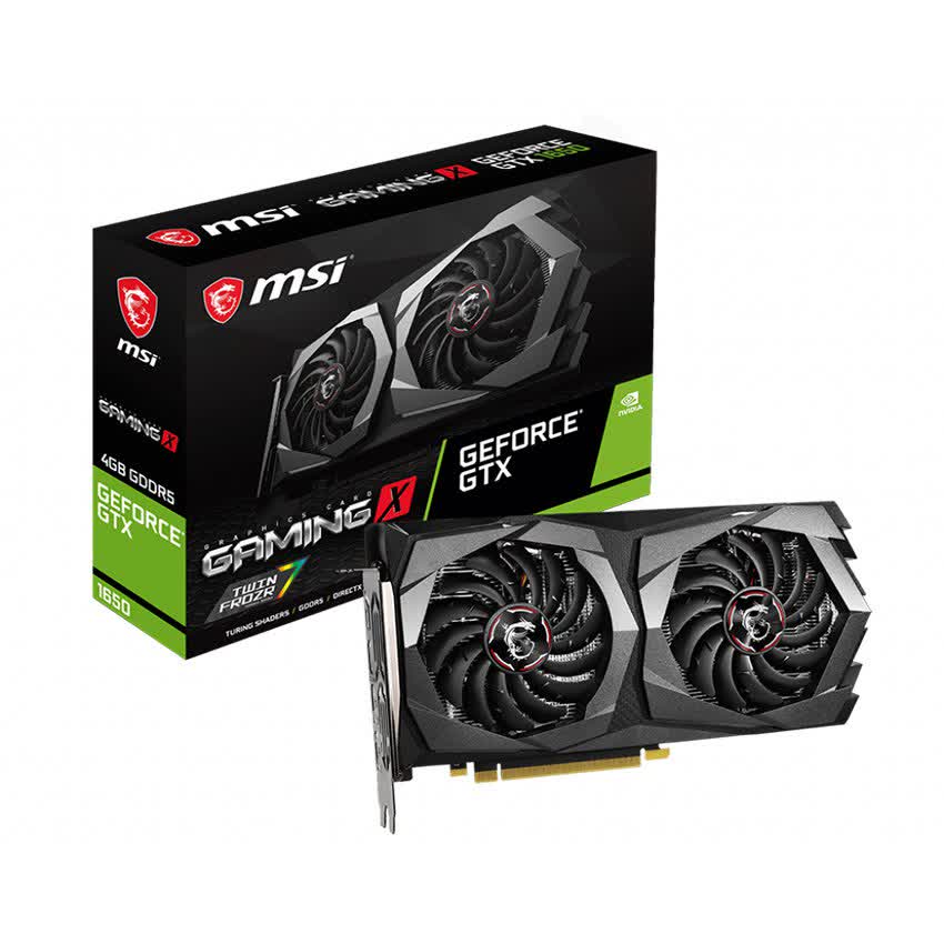 Card màn hình MSI GTX 1650 GAMING X (4GB GDDR5, 128-bit, HDMI+DP)