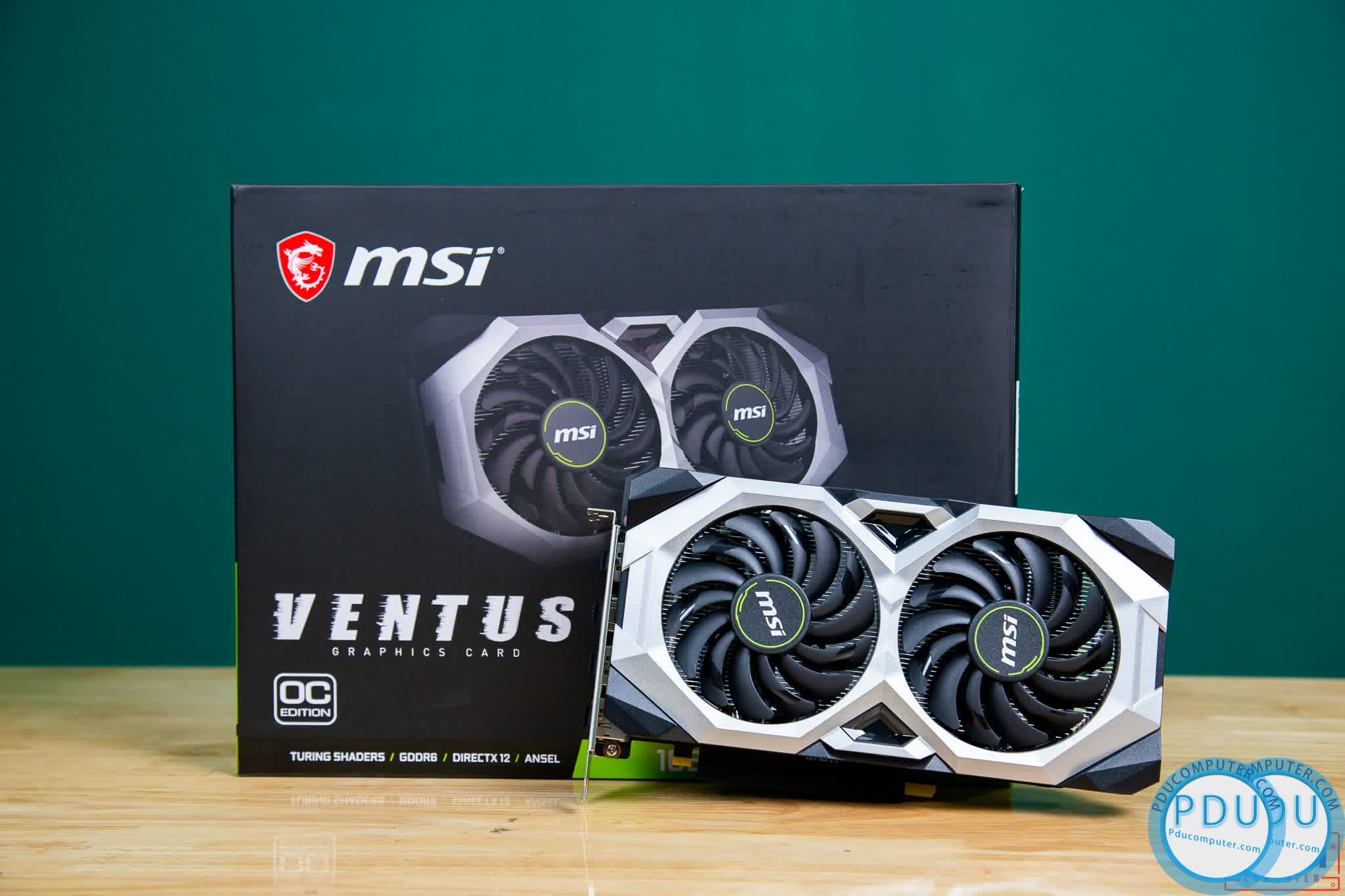 Card màn hình MSI GTX 1660 Super VENTUS OC (6GB GDDR6, 192-bit, HDMI+DP, 1x8-pin)