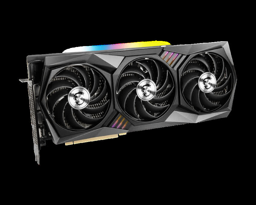Card màn hình MSI RTX 3080 GAMING X TRIO 10G (10GB GDDR6X, 320-bit, HDMI +DP, 3x8-pin)