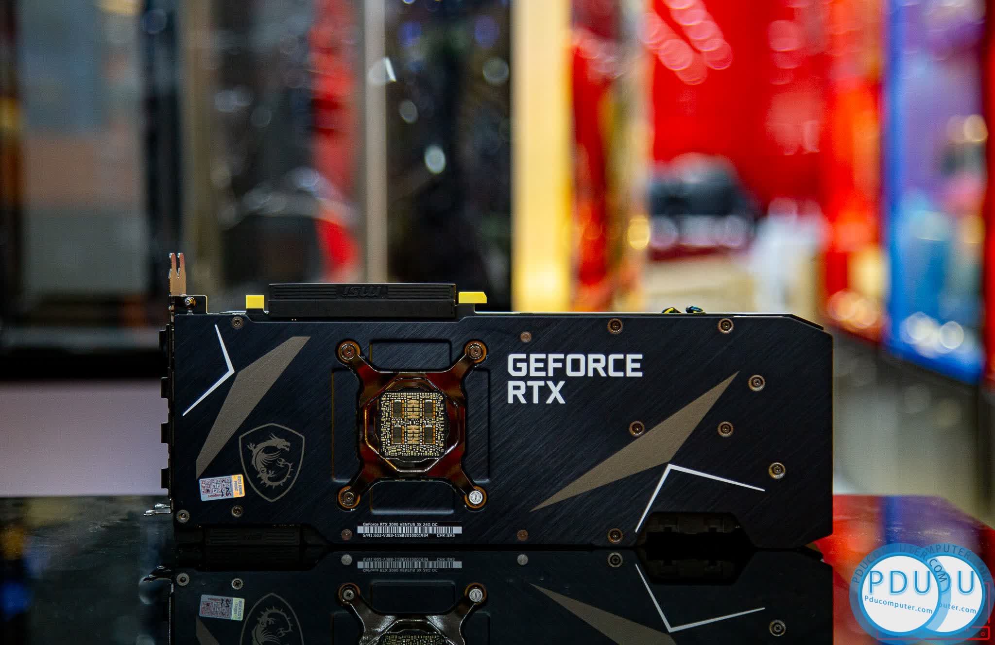 Card màn hình MSI RTX 3090 VENTUS 3X OC 24G (24GB GDDR6X, 384-bit, HDMI +DP, 2x8-pin)