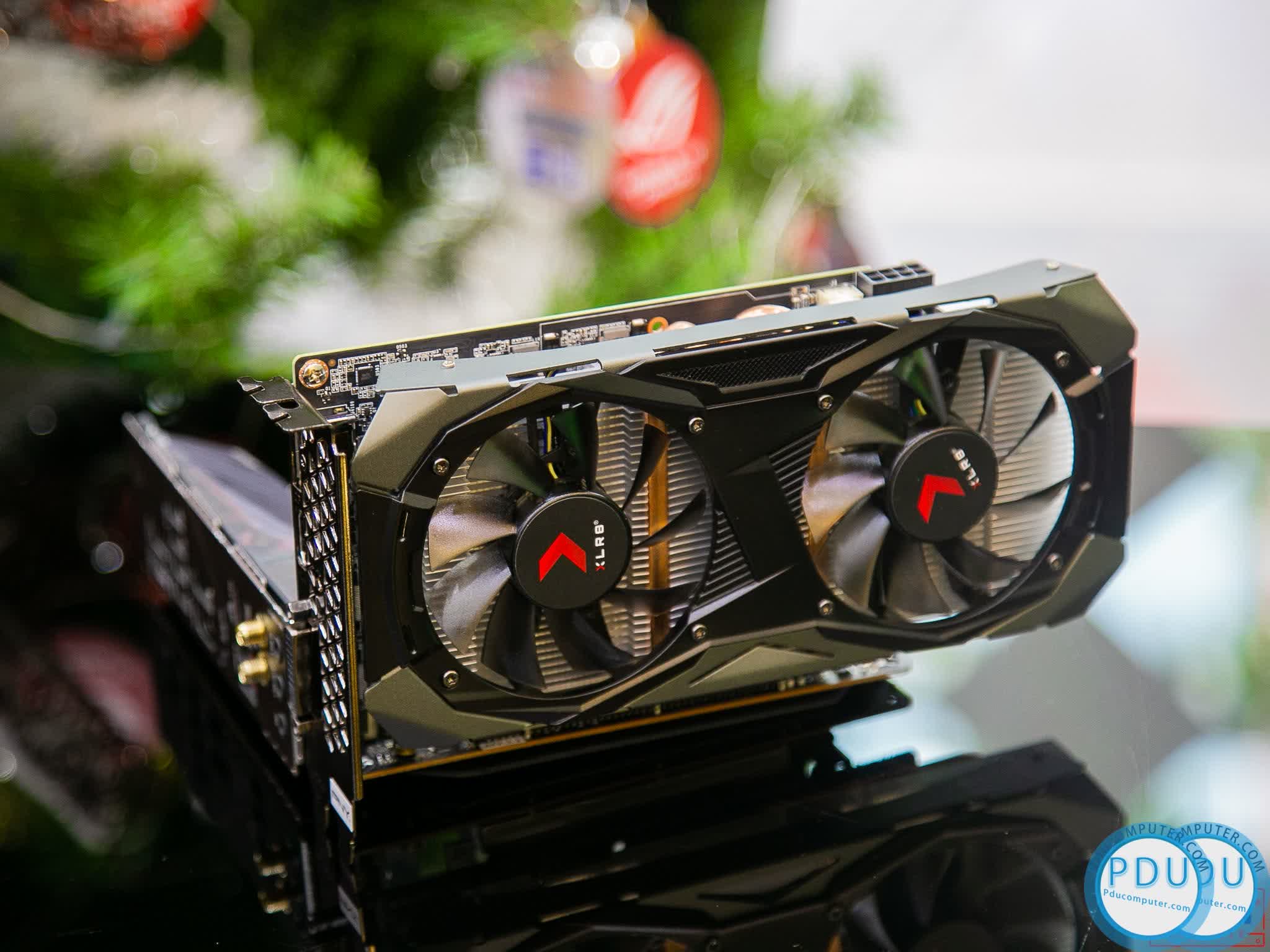 Card màn hình PNY GTX 1660 Super-6GB XLR8 GAMING Overclocked Edition (6GB GDDR6, 192-bit, HDMI+DP, 1x8-pin)