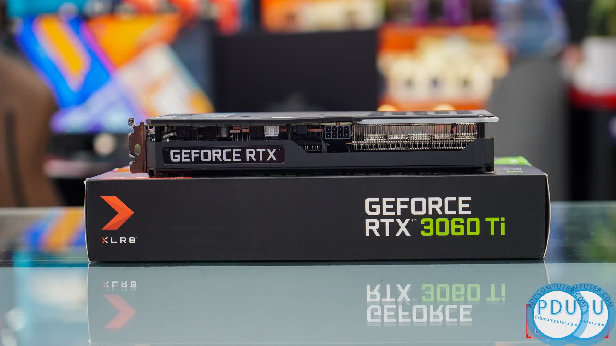Card màn hình PNY RTX 3060 Ti 8GB XLR8 Gaming REVEL EPIC-X RGB 