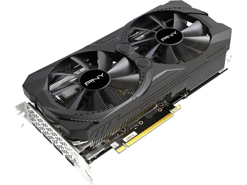 Card màn hình PNY RTX 3070 8GB REVEL 8GB UPRISING Dual Fan (8GB GDDR6, 256-bit, HDMI+DP, 1x8-pin)